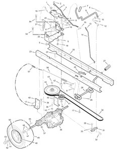 Part Location Diagram of 165X141 Briggs and Stratton Spring, Extension